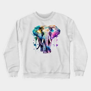 Colorful Elephant #1 Crewneck Sweatshirt